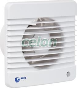 Fürdőszobai ventilátor időzítővel átmérő:125mm, Ház és Kert, Ventilátorok, szellőzőrácsok, Siku