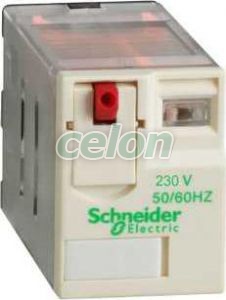 Zelio RPM teljesítményrelé, 2CO, 15A, 230VAC, tesztgomb, LED, Automatizálás és vezérlés, Interfész, mérő- és vezérlőrelék, Interfész relék, Schneider Electric