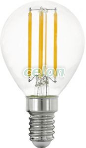 Bec Led 1x4W E14 2700k 11761 - Eglo, Surse de Lumina, Lampi si tuburi cu LED, Becuri LED sferic, Eglo