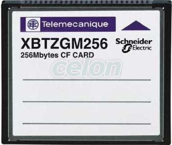 Kompakt Flash memóriakártya, 256Mb XBTZGM256 - Schneider Electric, Automatizálás és vezérlés, PLC és egyéb vezérlők, Kijelzőegységek, terminálok Magelis, Schneider Electric