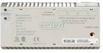 Kommunikációs adapter, Ethernet 10/100, bővített 170ENT11001 - Schneider Electric, Automatizálás és vezérlés, PLC és egyéb vezérlők, Modicon, Schneider Electric