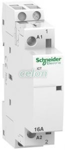 Ict16A 1No 48Vac 50Hz Contactor A9C22211 - Schneider Electric, Aparataje modulare, Contactoare pe sina, Schneider Electric