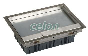 Ol45 Metal Floor Box 8 Mod. For Altira ISM51638 - Schneider Electric, Materiale si Echipamente Electrice, Sisteme de canale, instalatii in pardoseala, coloane si minicoloane, OptiLine 45 - Schneider Electric, Schneider Electric