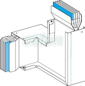 Kt 5X0800Al Elem Zet Dreapta 3L+N+Per N1, Materiale si Echipamente Electrice, Bare capsulate, busbars, Bara capsulata - Canalis KT, Schneider Electric