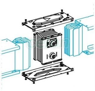 Kt 4X5000Cu Piesa Imbinare, Materiale si Echipamente Electrice, Bare capsulate, busbars, Bara capsulata - Canalis KT, Schneider Electric