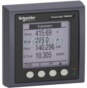 PM5500 külön kijelző, Automatizálás és vezérlés, PLC és egyéb vezérlők, Interfész, mérő- és vezérlőrelék, Schneider Electric