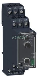 Zelio Time bekapcsolás késleltető időrelé, A-Aw, 2CO, 8A, 24-240VAC/DC, Automatizálás és vezérlés, Interfész, mérő- és vezérlőrelék, Időrelék, Schneider Electric
