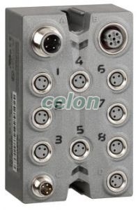 Ip67 Exp. Block 8 Di/Do 24Vdc/0.5A/M8, Automatizari Industriale, Automatizari de proces si echipamente de control industrial, Modicon, Schneider Electric