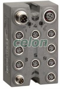 Modicon TM7 IP67 I/O modul, 8 konfigurálható digitális bemenet / kimenet (tranzisztor, source), 8xM8, CANopen, Automatizálás és vezérlés, PLC és egyéb vezérlők, Modicon, Schneider Electric