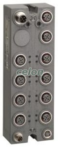 Modicon TM7 IP67 I/O modul, 16 konfigurálható digitális bemenet / kimenet (tranzisztor, source), 8xM12, CANopen, Automatizálás és vezérlés, PLC és egyéb vezérlők, Modicon, Schneider Electric