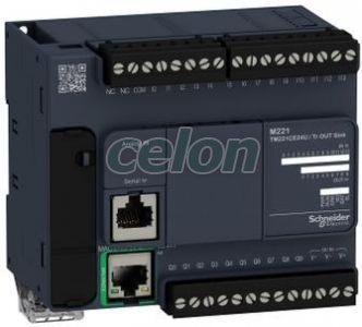 Controller M221-24Io Tr.Npn Ethernet, Automatizari Industriale, Automatizari de proces si echipamente de control industrial, Modicon, Schneider Electric