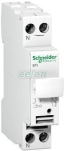 ACTI9 STI olvadóbiztosítós szakaszolókapcsoló, 1P-N, 20A, 8.5x31.5mm A9N15645 - Schneider Electric, Moduláris készülékek, Sorolható váltókapcsoló, Schneider Electric