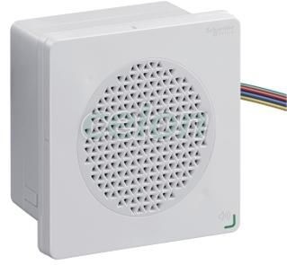 Harmony XVSV DIN96 (96x96 mm) elektromos hangjelző, szerkeszthető jelzés, NPN, 100-230VAC, fehér, Automatizálás és vezérlés, Müködtető- és jelzőkészülékek, Szirénák, Schneider Electric