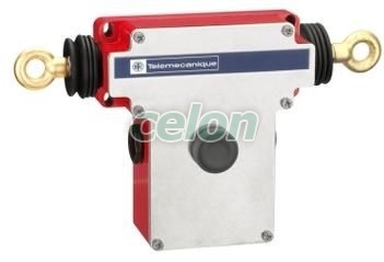 Dual Emergency Stop Rope Pull Switch, Automatizari Industriale, Echipamente de securitate, Comutatori declansare urgenta, semnalizare avarie, Telemecanique