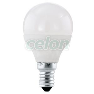 Bec Led Forma Clasica 1x4W E14 Alb Cald 3000k - Eglo, Surse de Lumina, Lampi si tuburi cu LED, Becuri LED forma clasica, Eglo