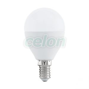 LED izzó SMART + Wifi E14 1x5W 2700-6500K 400lm Meleg Fehér, Hideg fehér, RGB, Fényforrások, Intelligens Led izzók, Eglo