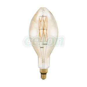 Bec Led Decorativ 1x8W E27 Alb Cald 2100k - Eglo, Surse de Lumina, Lampi LED Vintage Edison, Eglo