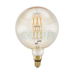 Bec Led Decorativ 1x8W E27 Alb Cald 2100k - Eglo, Surse de Lumina, Lampi LED Vintage Edison, Eglo