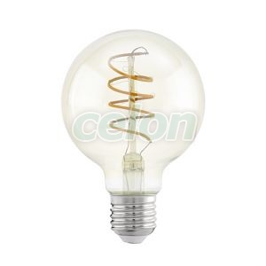 Bec Led Decorativ 1x4W E27 Alb Cald 2200k - Eglo, Surse de Lumina, Lampi LED Vintage Edison, Eglo