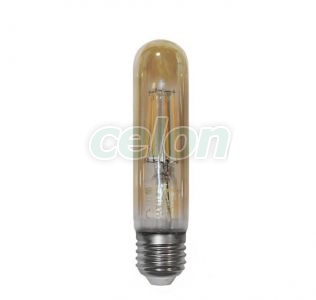 BEC LED-COG 6W DIMABILTUB L:125mm E27 230V LUMINA calda AURIU, Surse de Lumina, Lampi LED Vintage Edison, Lumen