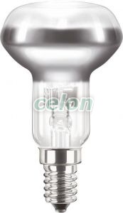 Bec Halogen Tip Reflector EcoClassic30 NR50 42W E14 FR Philips, Surse de Lumina, Surse de iluminat cu halogen, Becuri cu halogen forma reflector, Philips