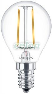 LED kisgömb izzó LED Classic Filament P45 CL 2 25W 2700K 250lm E14 15.000h Philips, Fényforrások, LED fényforrások és fénycsövek, LED kisgömb izzók, Philips