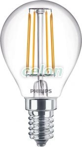 Bec Led CLA LEDLuster ND 4.3-40W E14 827 P45 CL E14 Philips, Surse de Lumina, Lampi si tuburi cu LED, Becuri LED sferic, Philips