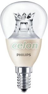 Bec Led Sferic MASTER LED lustre P48 CL DimTone 4 25W 2700K 250lm E14 25.000h Philips, Surse de Lumina, Lampi si tuburi cu LED, Becuri LED sferic, Philips