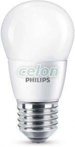 LED kisgömb izzó LED lustre P48 FR 7 60W 2700K 806lm E27 15.000h Philips, Fényforrások, LED fényforrások és fénycsövek, LED kisgömb izzók, Philips