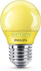 LED kisgömb izzó LED colored P45 3.1 25W YE E27 Philips, Fényforrások, LED fényforrások és fénycsövek, LED kisgömb izzók, Philips