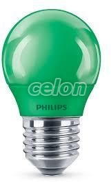 Bec Led Sferic LED colored P45 3.1 25W GR E27 Philips, Surse de Lumina, Lampi si tuburi cu LED, Becuri LED sferic, Philips