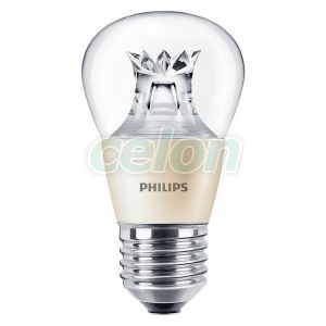Bec Led Sferic MASTER LED lustre P48 CL DimTone 4 25W 2700K 250lm E27 25.000h Philips, Surse de Lumina, Lampi si tuburi cu LED, Becuri LED sferic, Philips