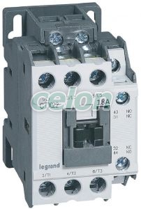 Ctx3 Ip. Mágneskapcs. 3P 18A 1Z+1Ny 24V Ac 416100-Legrand, Egyéb termékek, Legrand, Energiaelosztási megoldások, CTX3 mágneskapcsolók és hőkioldók, Legrand