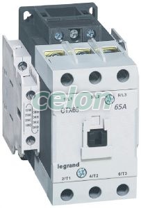 Ctx 3P 65A 2No2Nc 24V Ac 416160-Legrand, Alte Produse, Legrand, Soluții de distribuție electrică, Contactoare și relee termice CTX3, Legrand