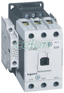 Ctx 3P 65A 2No2Nc 24V Ac 416170-Legrand, Alte Produse, Legrand, Soluții de distribuție electrică, Contactoare și relee termice CTX3, Legrand