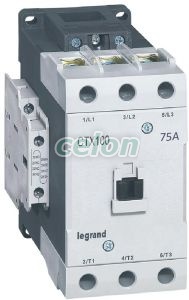 Ctx 3P 75A 2No2Nc 110V Ac 416184-Legrand, Alte Produse, Legrand, Soluții de distribuție electrică, Contactoare și relee termice CTX3, Legrand