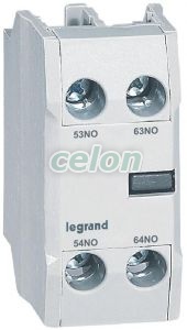 Ctx Aux Contact Front 2No 416851-Legrand, Alte Produse, Legrand, Soluții de distribuție electrică, Contactoare și relee termice CTX3, Legrand