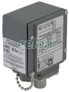 Pressure Switch 480Vac 10Amp G +Options, Automatizálás és vezérlés, Közelítés és jelenlétérzékelők, nyomásérzékelők, Nyomásérzékelők, Telemecanique