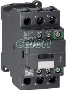 TESYS D kontaktor GREEN-3P 440V 25A 24VAC, Automatizálás és vezérlés, Védelmi relék és kontaktorok, Általános felhasználású kontaktor, Schneider Electric