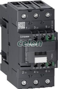 TESYS D kontaktor GREEN-3P 440V 40A 24VDC, Automatizálás és vezérlés, Védelmi relék és kontaktorok, Általános felhasználású kontaktor, Schneider Electric