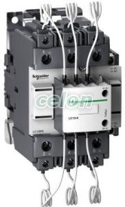 Kondenzátor mágneskapcsoló, 60kVAr/400V, 3P+1z+2ny, Automatizálás és vezérlés, Védelmi relék és kontaktorok, Általános felhasználású kontaktor, Schneider Electric