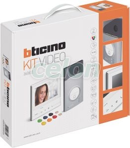 Kit Video - Classe 300 V13M + Linea 3000 Badge 363611-Bticino, Alte Produse, Bticino, VIDEO KITS 2 WIRE, Bticino