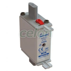 Nh Fuse Gg 400V 100A 000 Dual Indication 100NHG000B-400-Eaton, Alte Produse, Eaton, Siguranțe fuzibile, Eaton