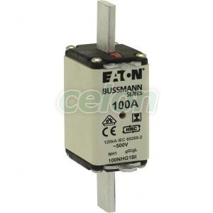 100Amp 500V Nh Fuse Gg Size 1 Dual Ind 100NHG1BI-Eaton, Egyéb termékek, Eaton, Olvadóbiztosítékok, Eaton