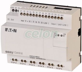 24VDC,12DI(4AI)/6RO/1AO, kijelző nélkül EC4P-221-MRAX1 -Eaton, Egyéb termékek, Eaton, Automatizálási termékek, Eaton