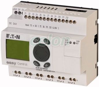 24VDC,12DI(4AI)/6RO, kijelzős, Ethernet EC4P-222-MRXD1 -Eaton, Egyéb termékek, Eaton, Automatizálási termékek, Eaton