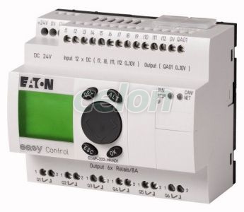 24VDC,12DI(4AI)/6RO/1AO, kijelzős, Ethernet EC4P-222-MRAD1 -Eaton, Egyéb termékek, Eaton, Automatizálási termékek, Eaton