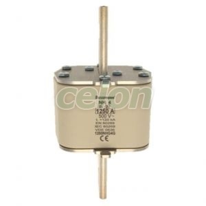 Nh Fuse Gg/Gl 500V 1250A 4 1250NHG4G-Eaton, Alte Produse, Eaton, Siguranțe fuzibile, Eaton