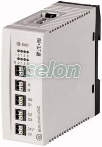 SWD I/O modul, 4DI/4DO 24VDC EU5E-SWD-4D4D -Eaton, Egyéb termékek, Eaton, Automatizálási termékek, Eaton