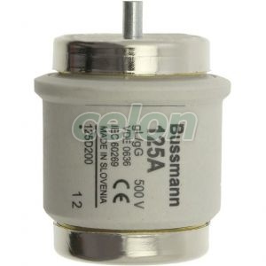 Fuse Gr 500V Ac 125A Dv 125D200R-Eaton, Alte Produse, Eaton, Siguranțe fuzibile, Eaton